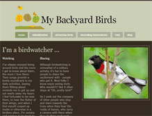 Tablet Screenshot of mybackyardbirds.com